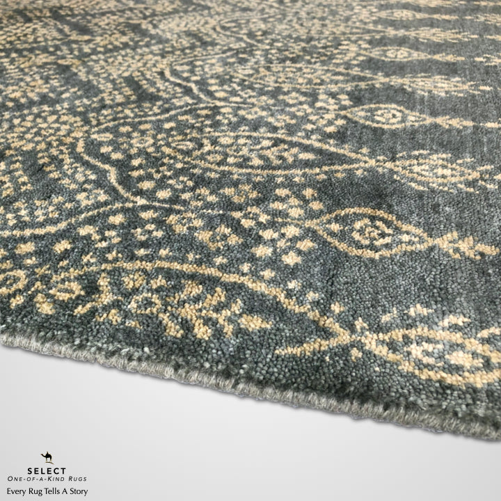 Arabesque Design Teal 10' Runner - Nuvé