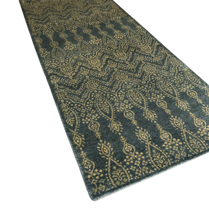 Arabesque Design Teal 10' Runner - Nuvé