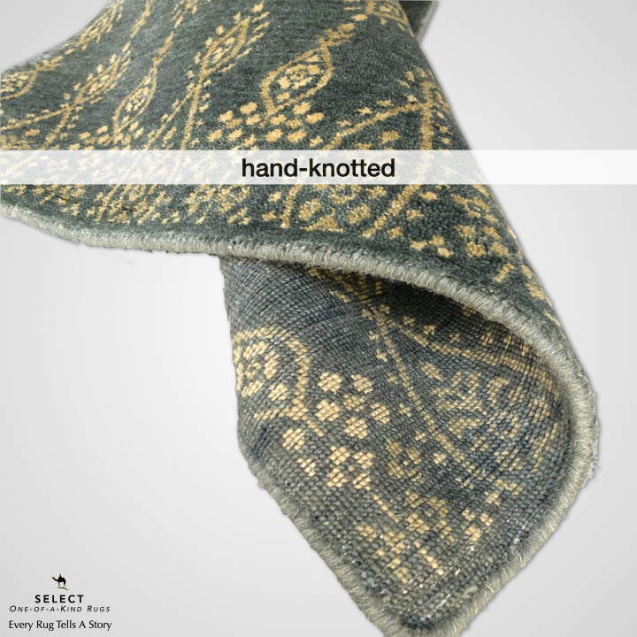 Arabesque Design Teal 10' Runner - Nuvé