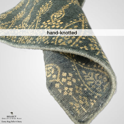 Arabesque Design Teal 10' Runner - Nuvé