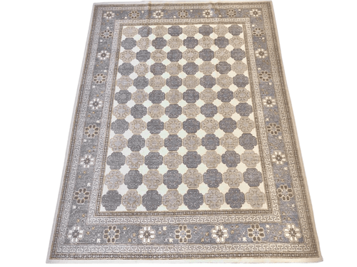 Antique-Washed Khotan (8'11"x11'10") ivory/gray - Nuvé