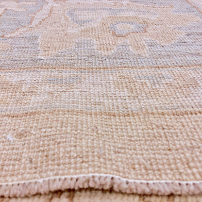 Antique Washed Oushak (10'04"x14'07") sand/lt.blue