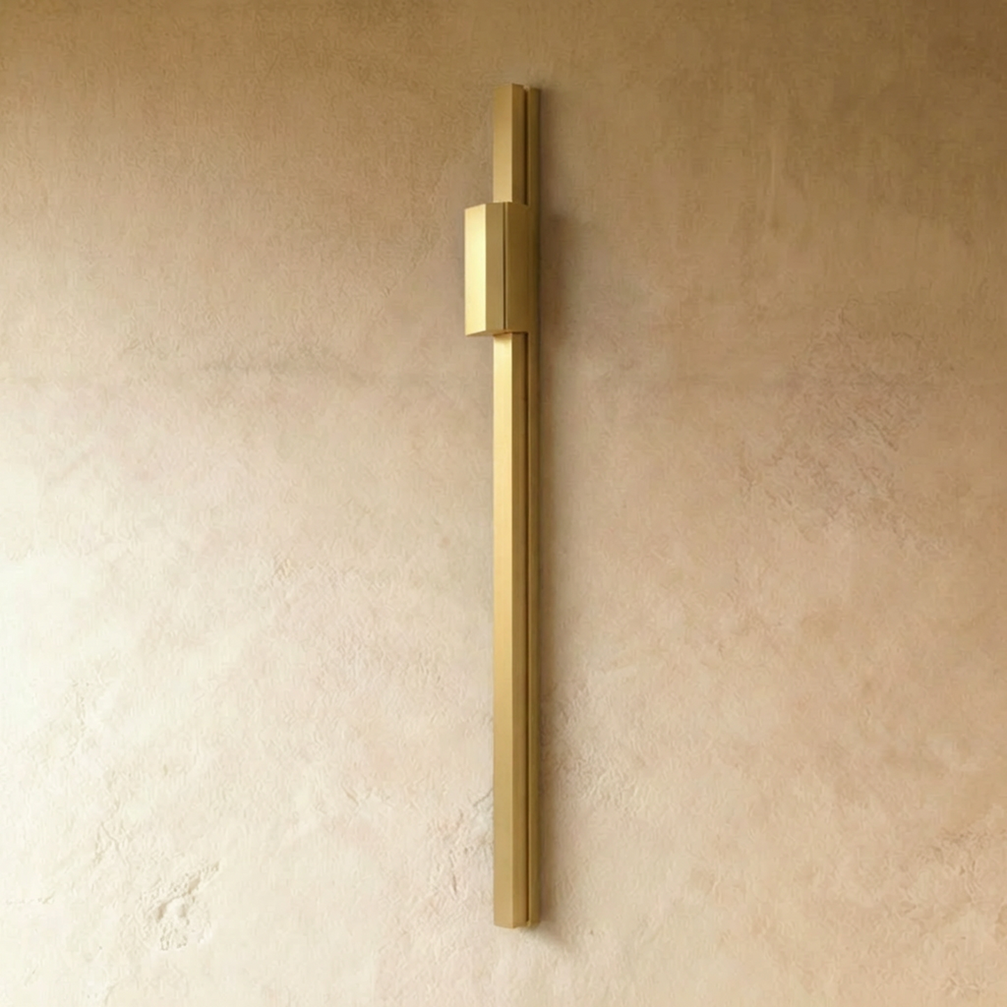 Gold Arth Pull Bar by Residence Supply, 58cm cabinet handle with sleek design on a plain background.
