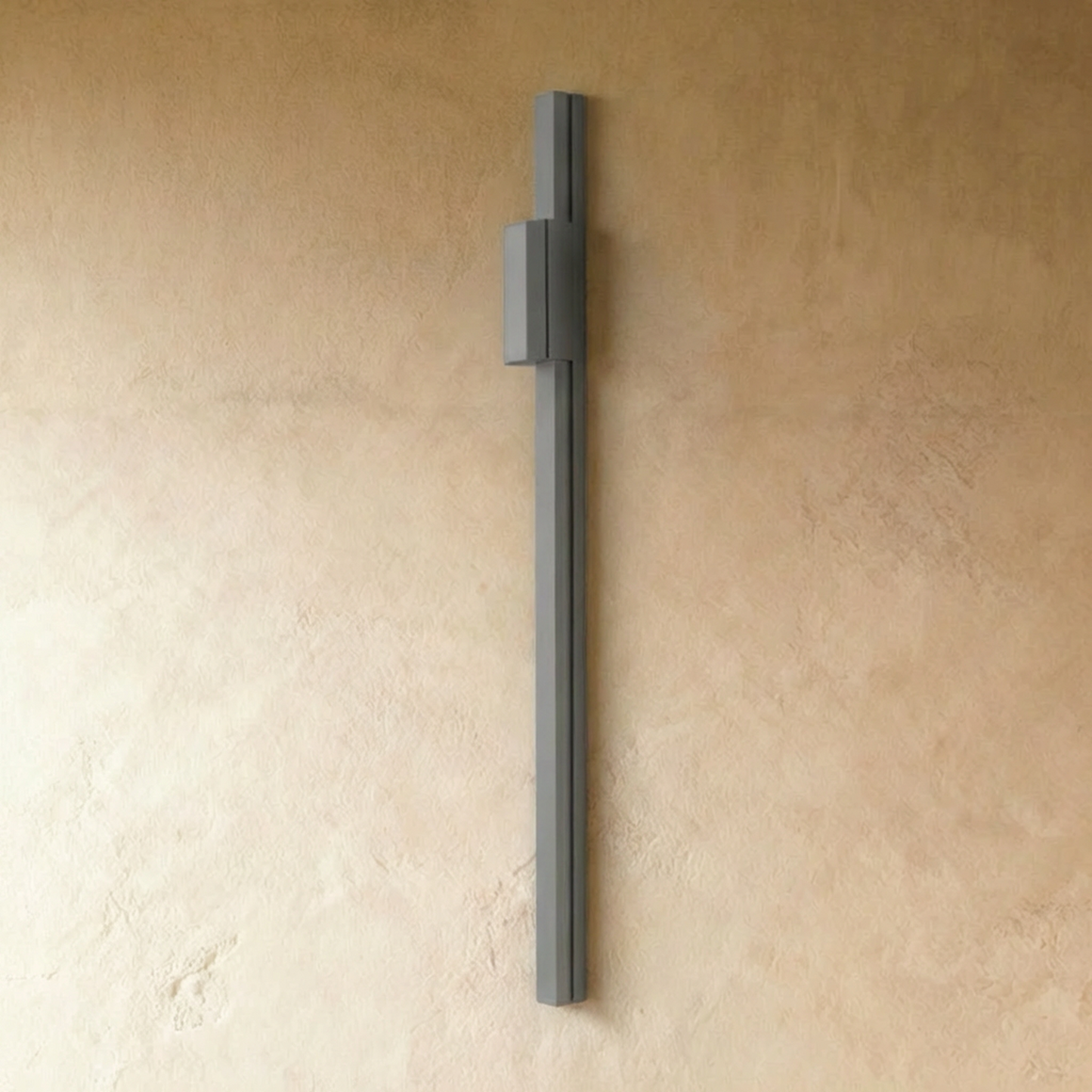 Grey Arth Pull Bar by Residence Supply, 58cm cabinet pull handle with sleek design on plain background.