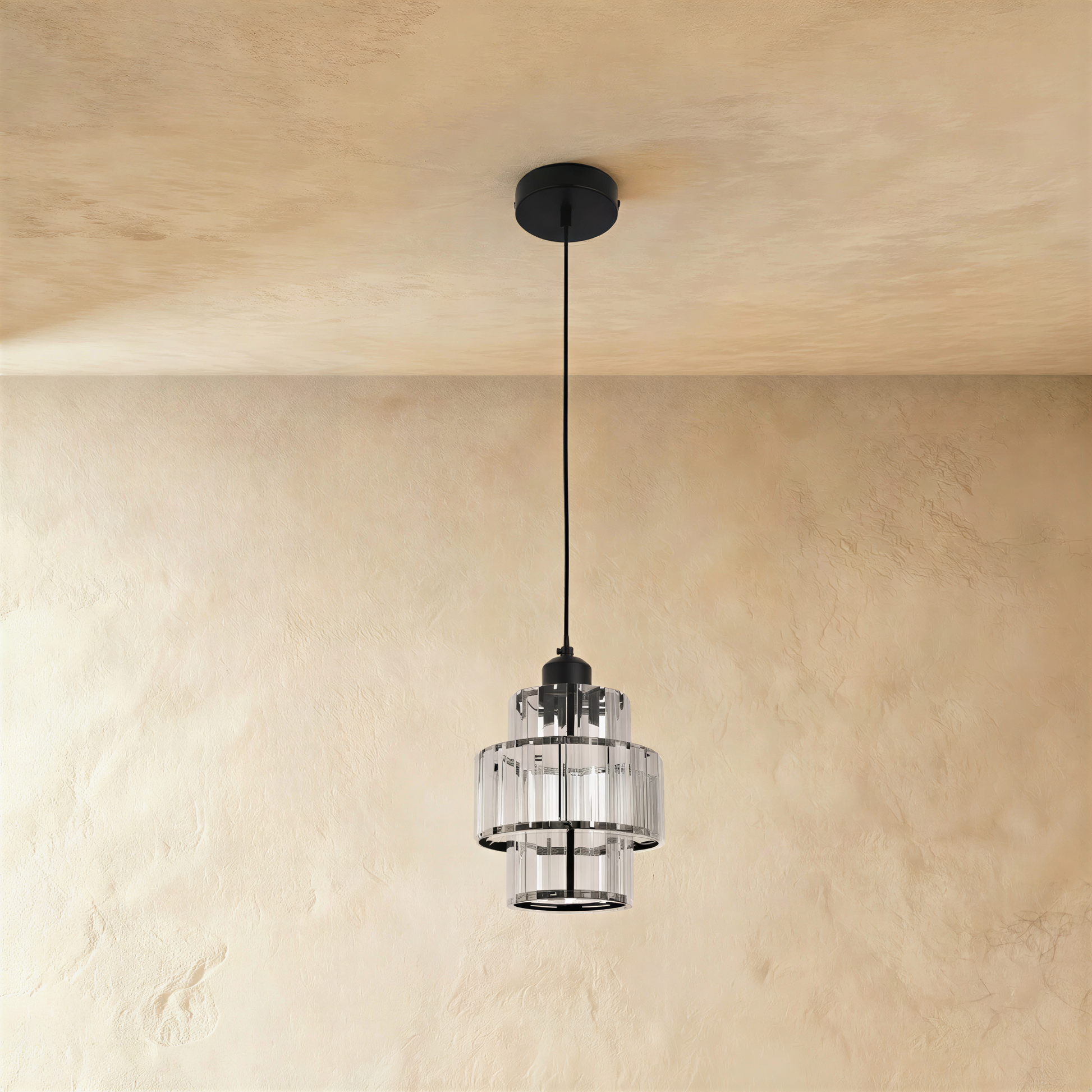 Black Charagh Pendant Light by Residence Supply featuring a modern design with a sleek, stylish finish.