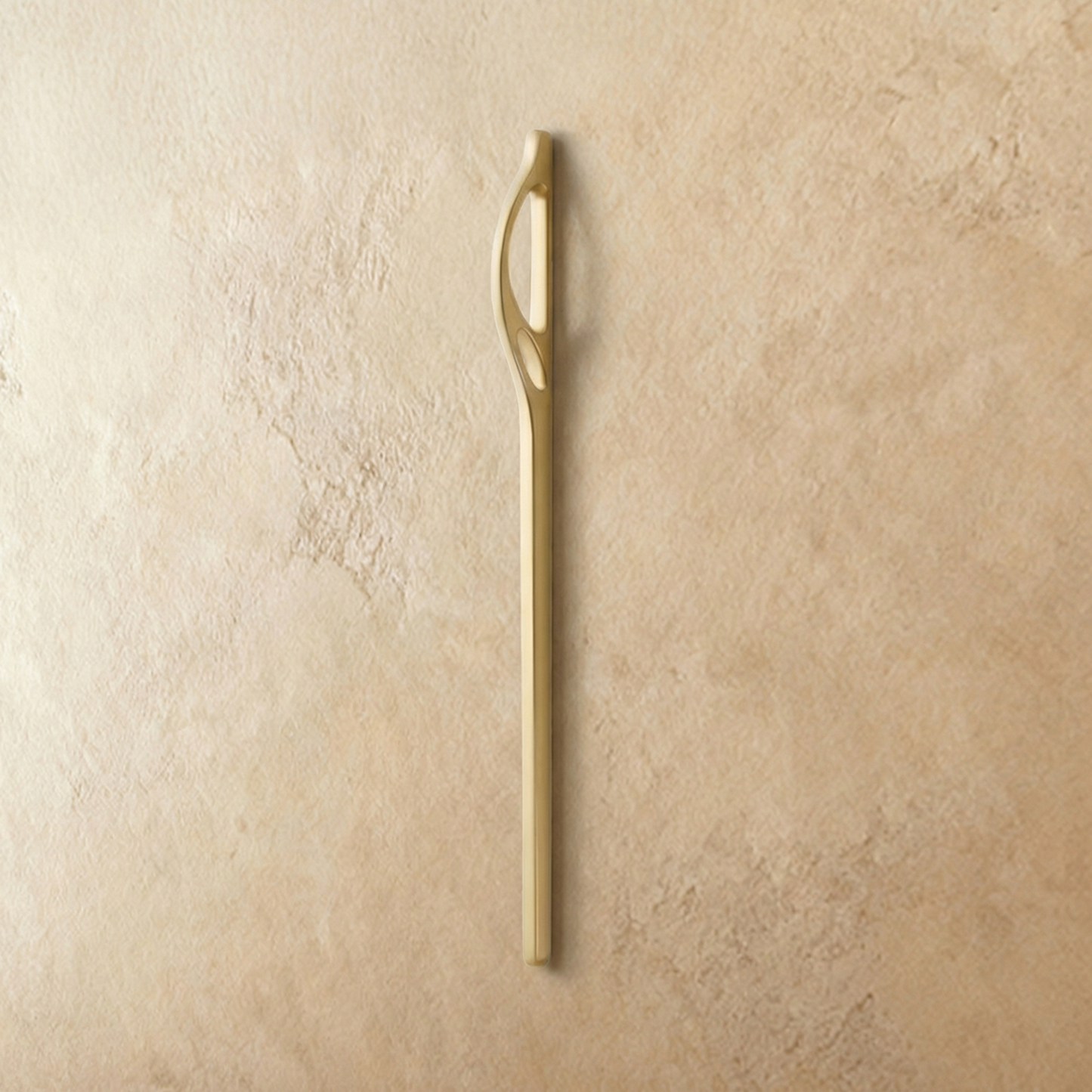 Gold Hazis Pull Bar from Residence Supply, 12.8cm cabinet handle on plain background, ideal for home and garden hardware.