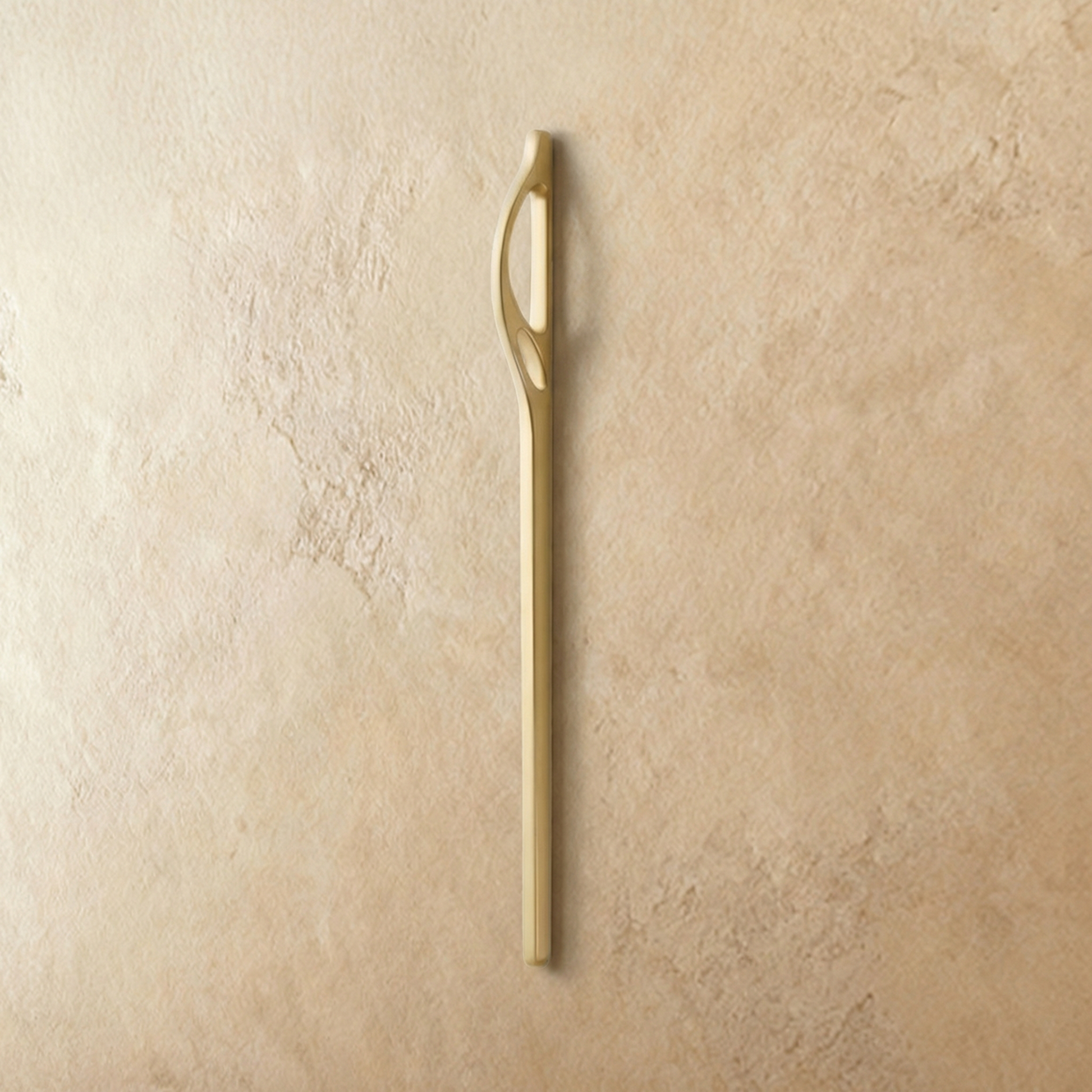 Gold Hazis Pull Bar from Residence Supply, 12.8cm cabinet handle on plain background, ideal for home and garden hardware.