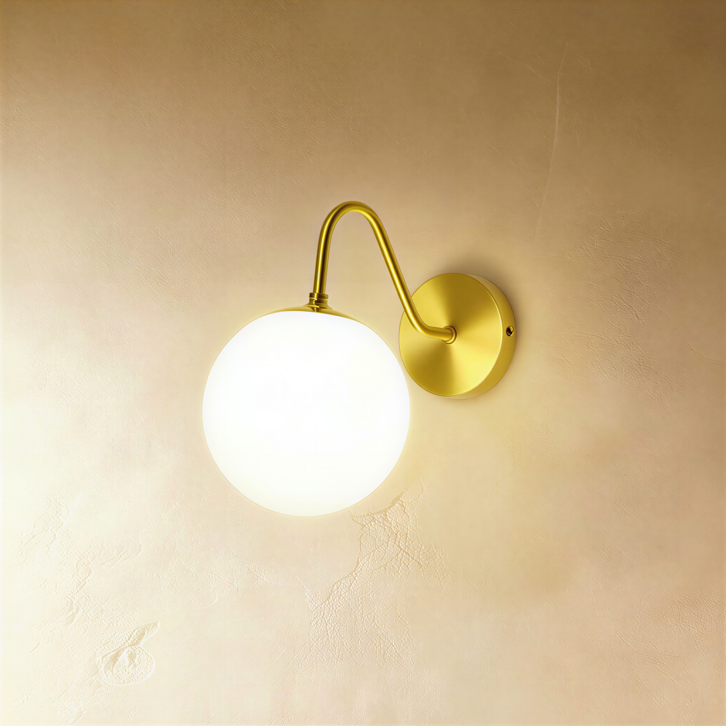 Black Sfera Wall Lamp by Residence Supply, 15cm diameter, 11cm high, with a sleek modern design mounted on a wall.
