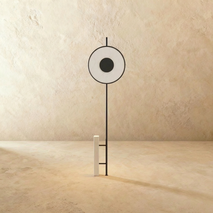 Residence Supply Xyloft floor lamp with white finish and modern design, shown from the back against a white background.