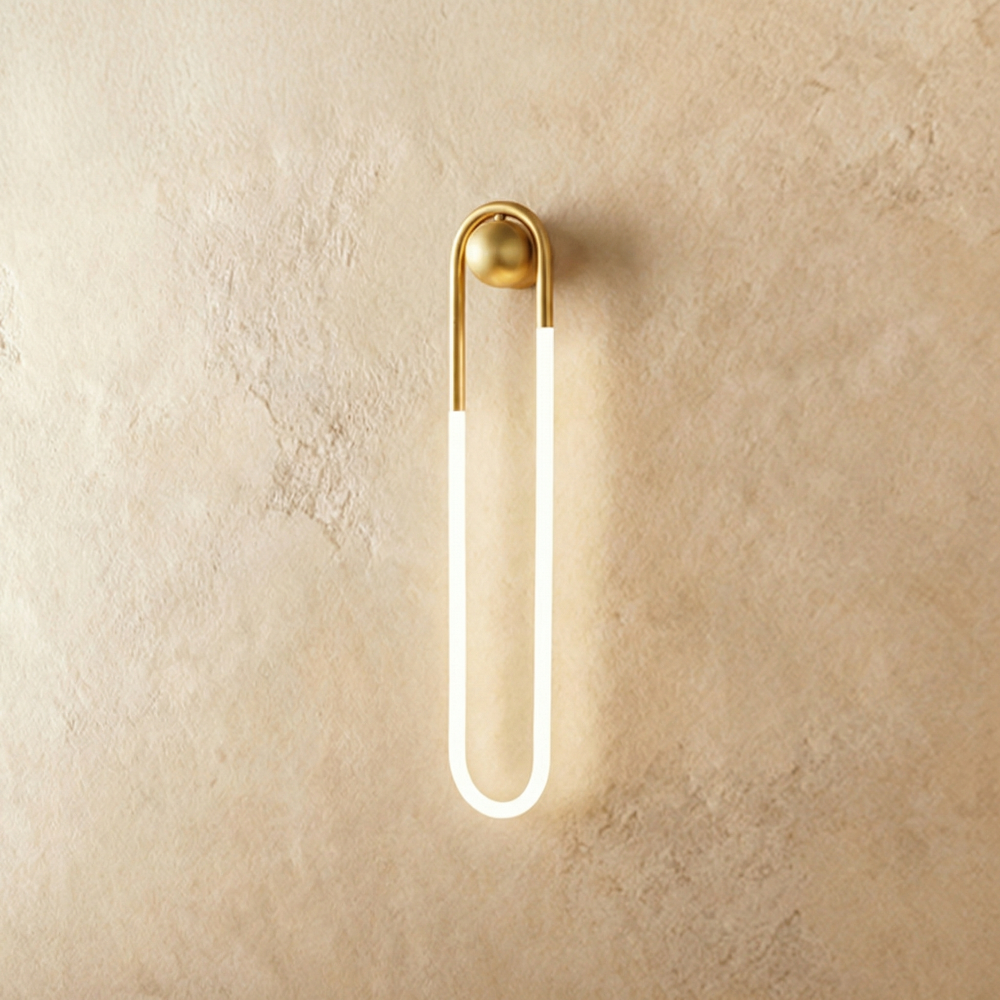 Bronze Zenn Wall Lamp by Residence Supply with sleek design, mounted on plain background, 14cm wide and 29.5cm high.