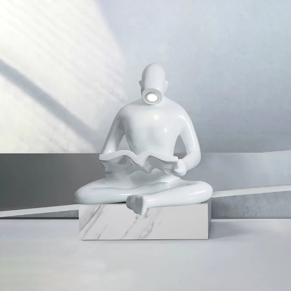 Reading Human Sculpture Floor Lamp - Nuvé