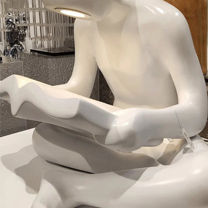 Reading Human Sculpture Floor Lamp - Nuvé