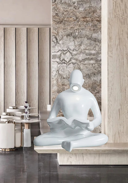 Reading Human Sculpture Floor Lamp - Nuvé