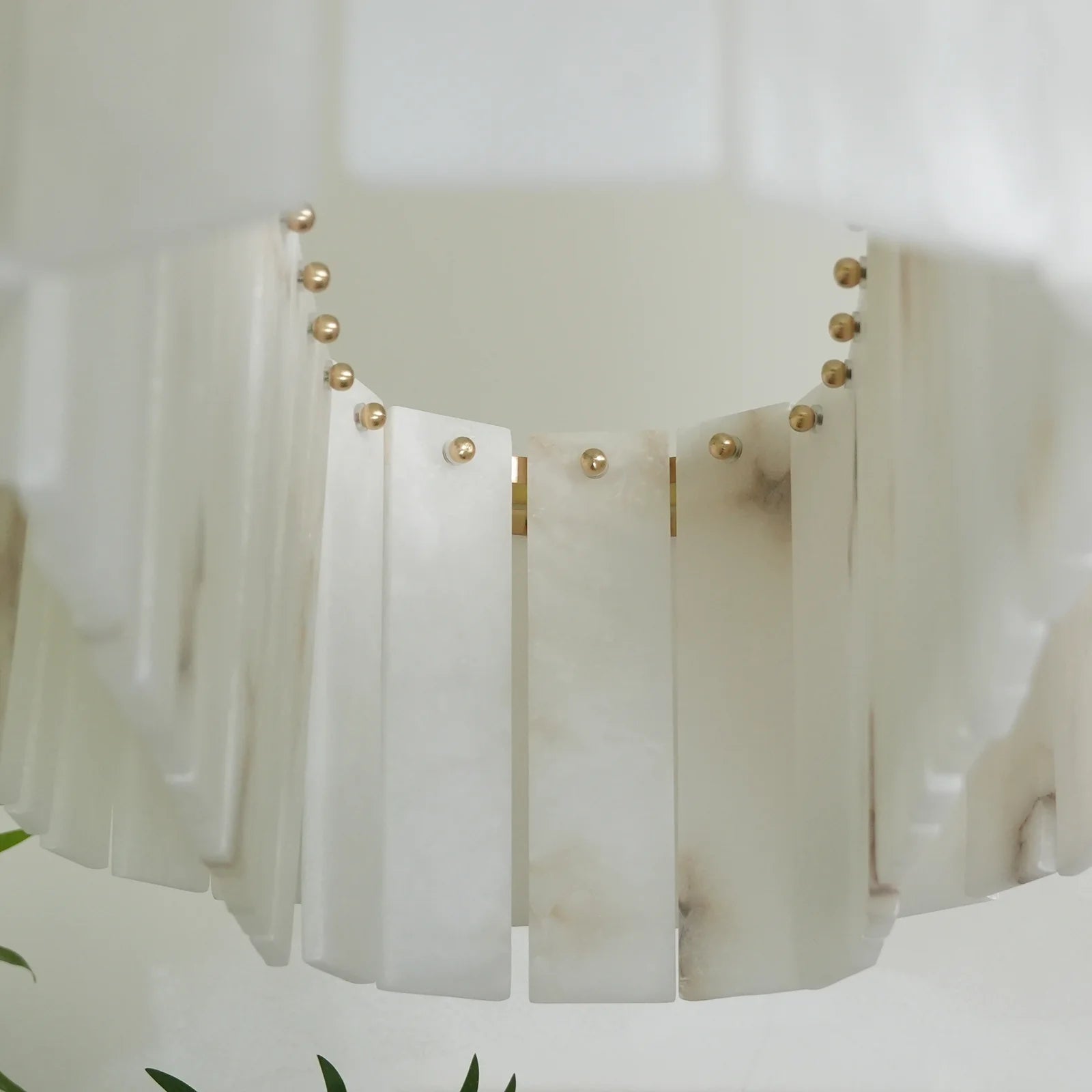 Rectangular Linear Alabaster Chandelier - Nuvé