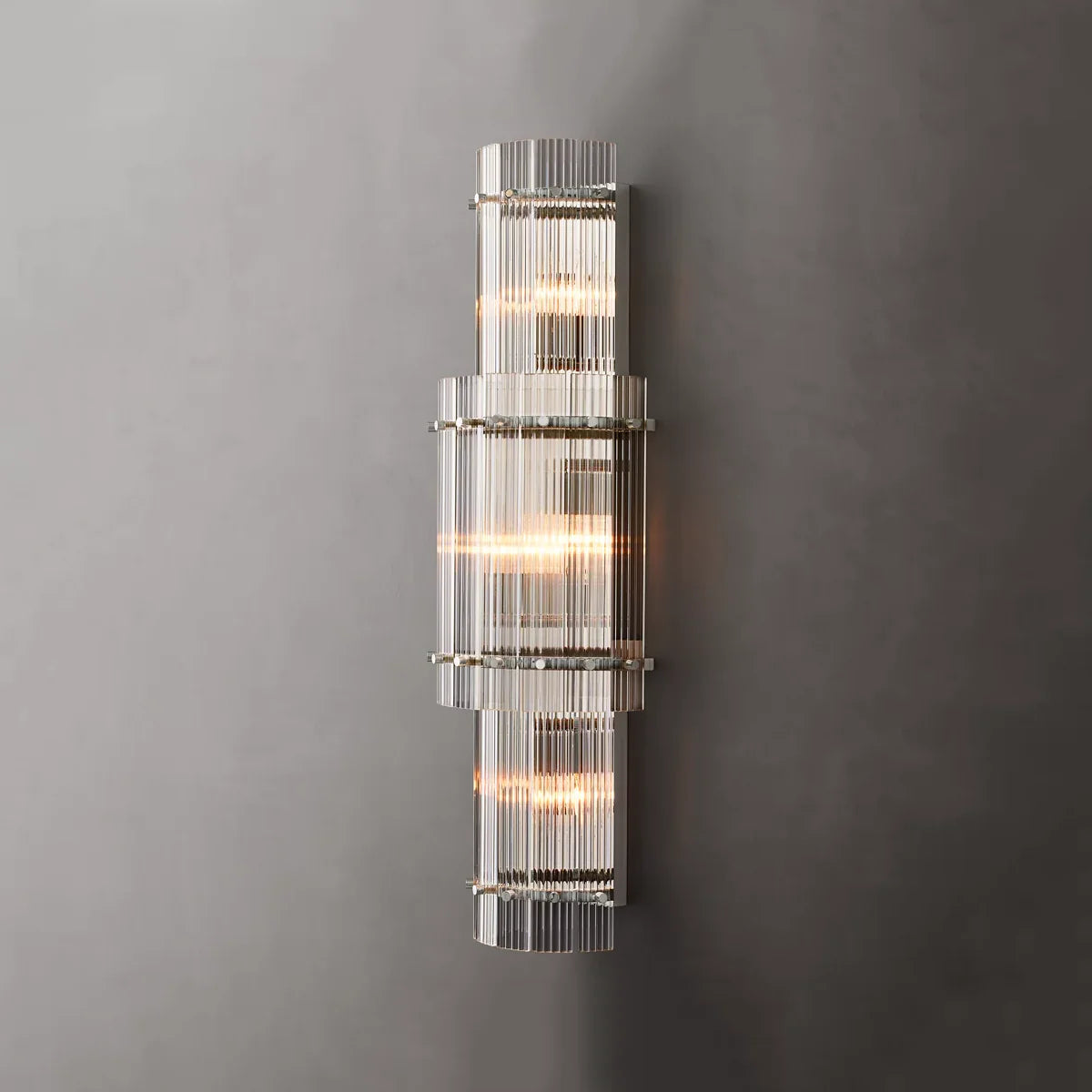 Rectangular San Marco Grand Round Wall Sconces - Nuvé