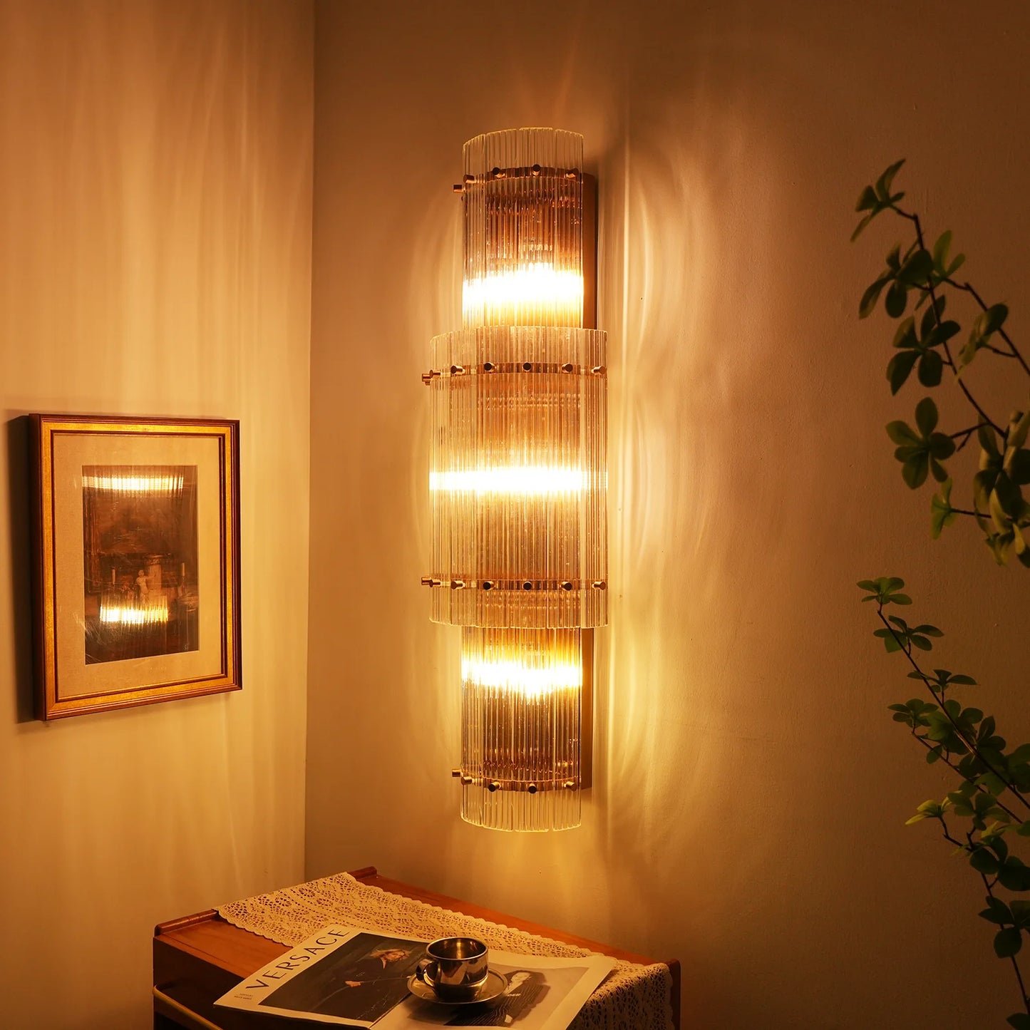 Rectangular San Marco Grand Round Wall Sconces - Nuvé