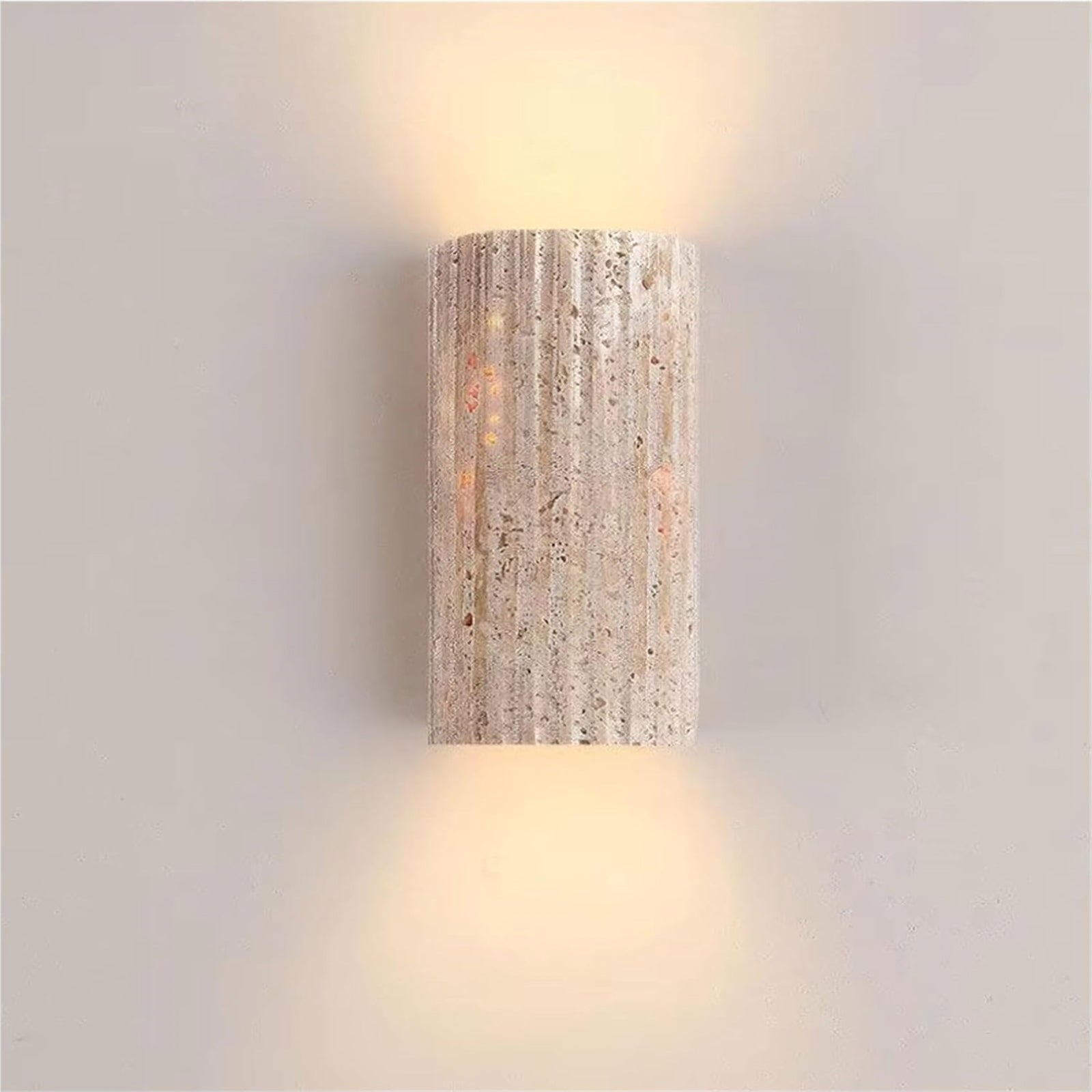 Travertine Outdoor Garden Wall Lamp - Nuvé