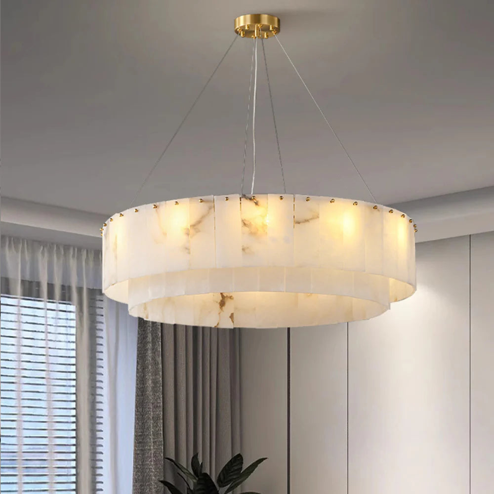 Rock Alabaster Chandelier - Nuvé