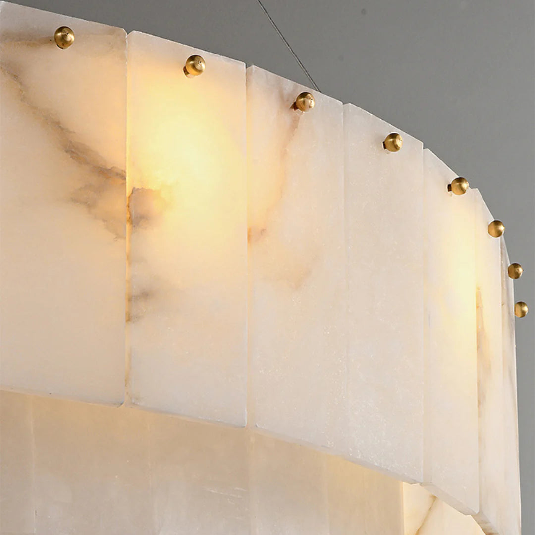 Rock Alabaster Chandelier - Nuvé