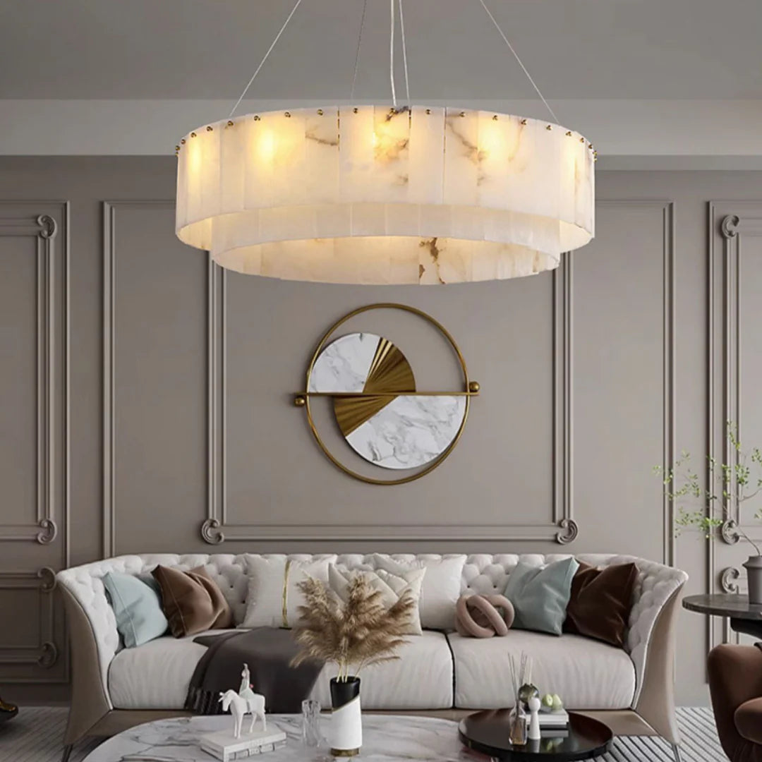 Rock Alabaster Chandelier - Nuvé