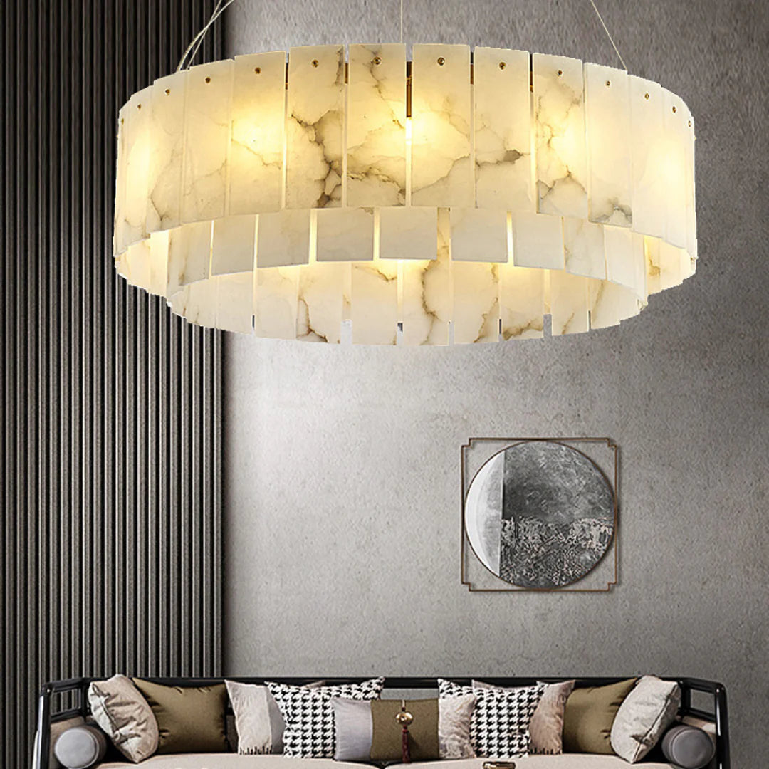 Rock Alabaster Chandelier - Nuvé