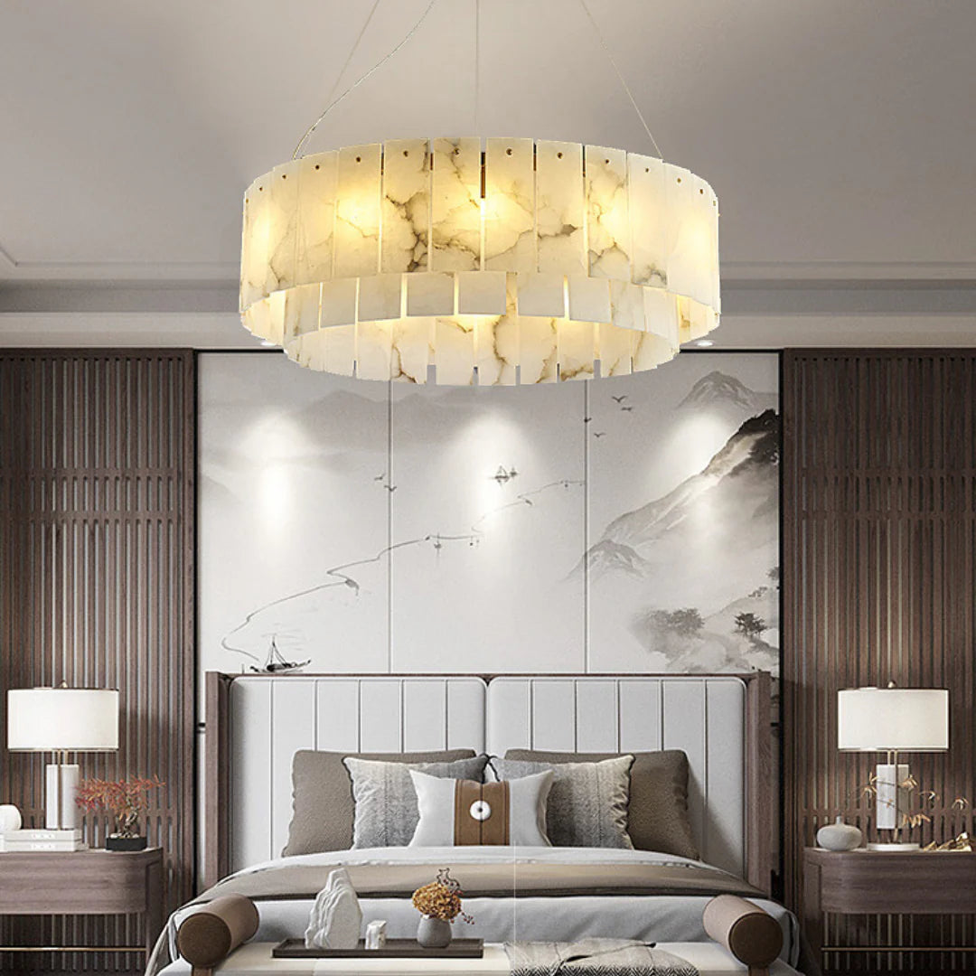 Rock Alabaster Chandelier - Nuvé