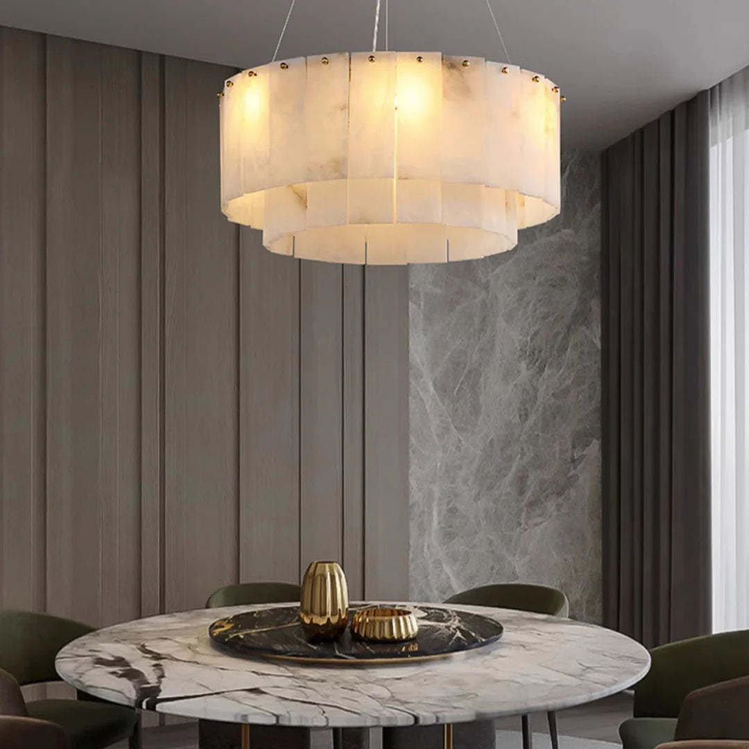 Rock Alabaster Chandelier - Nuvé