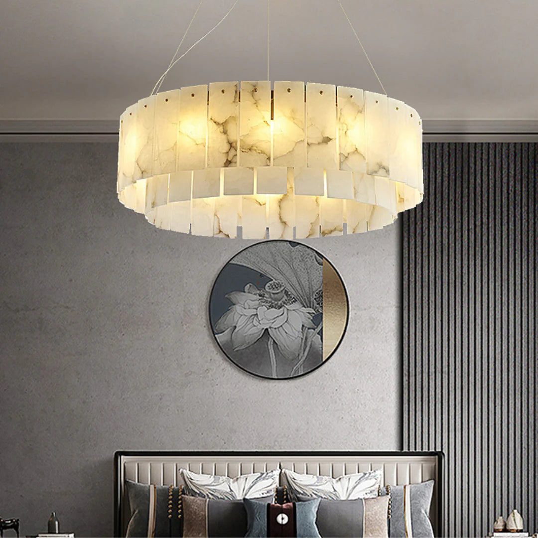 Rock Alabaster Chandelier - Nuvé