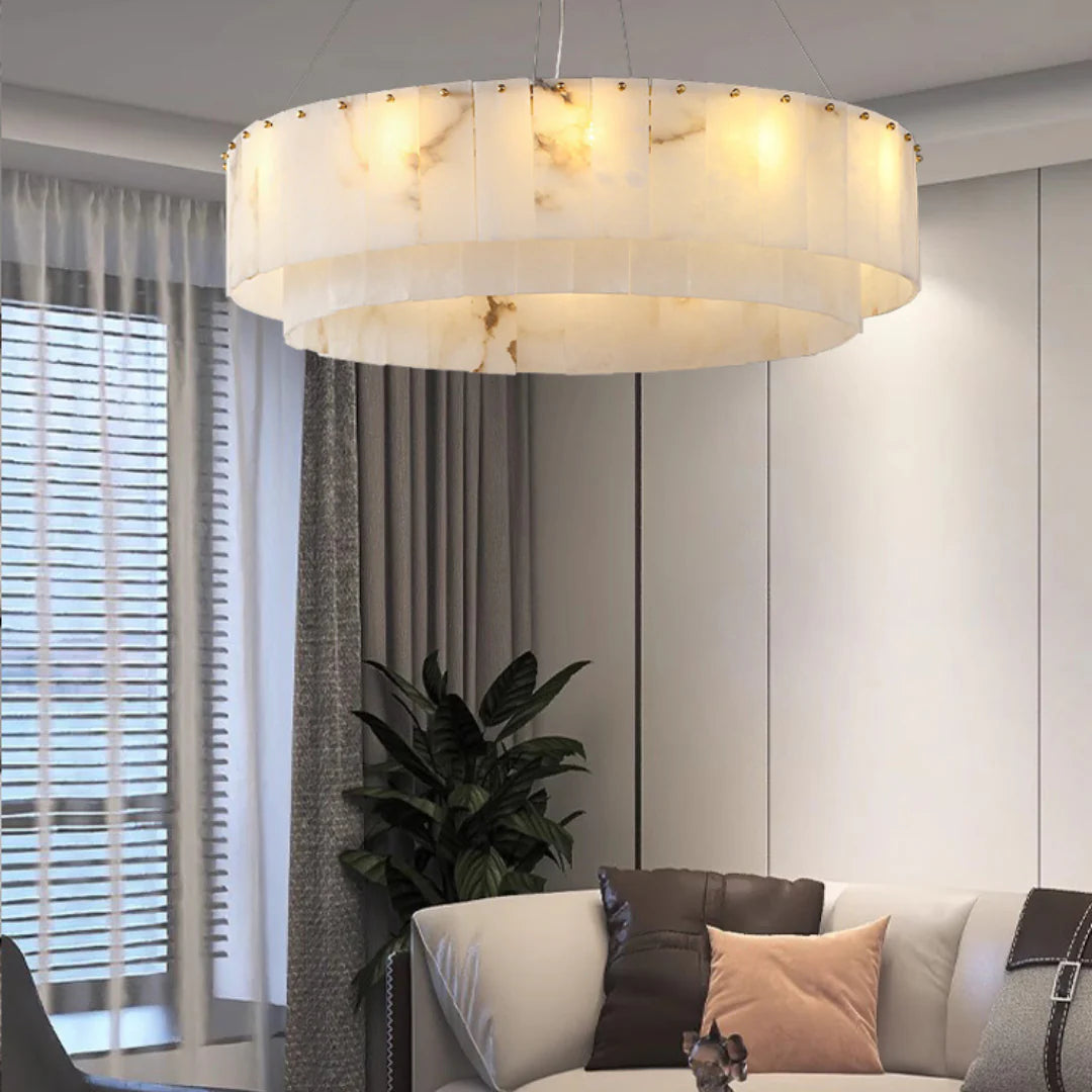 Rock Alabaster Chandelier - Nuvé