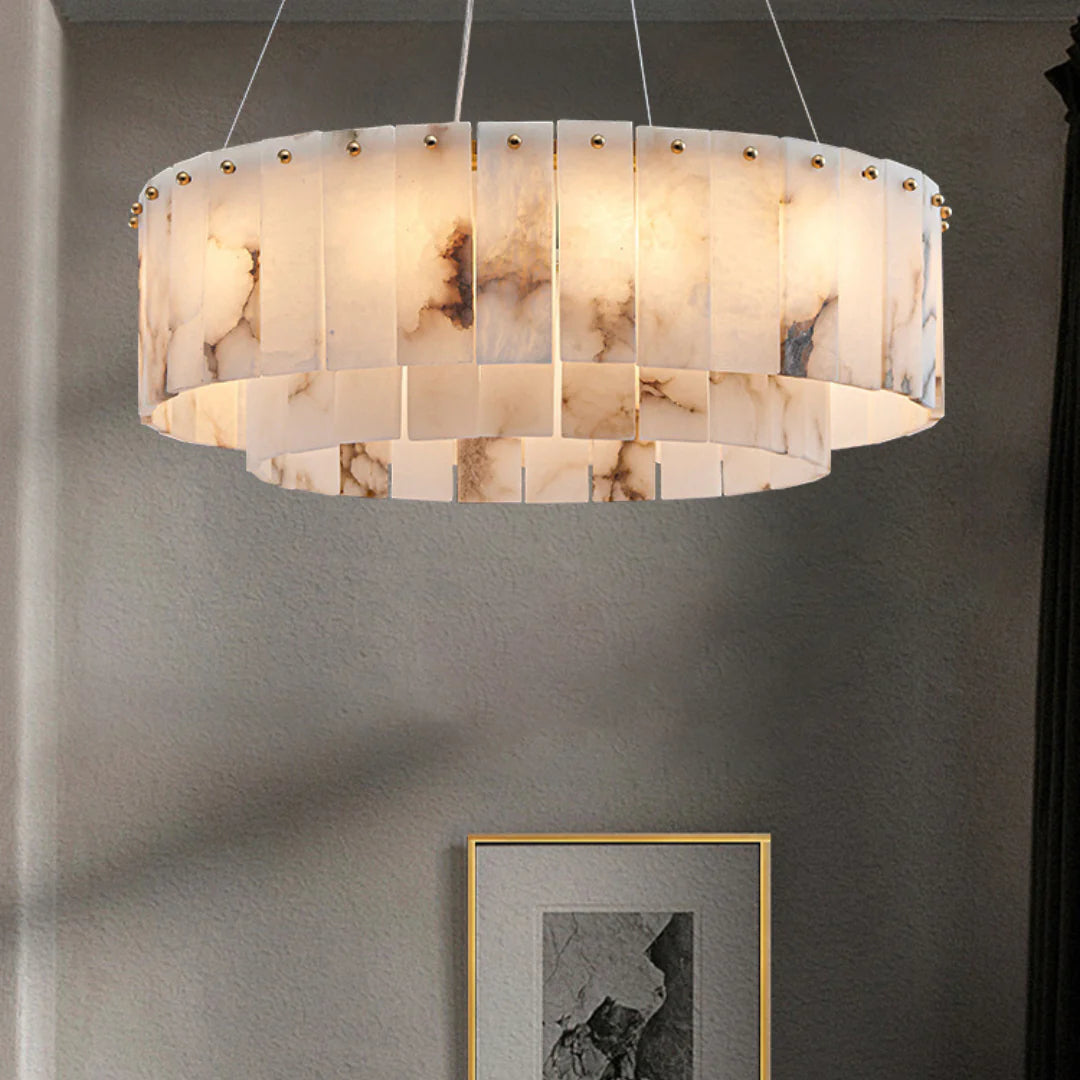 Rock Alabaster Chandelier - Nuvé