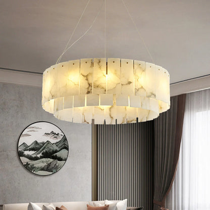 Rock Alabaster Chandelier - Nuvé