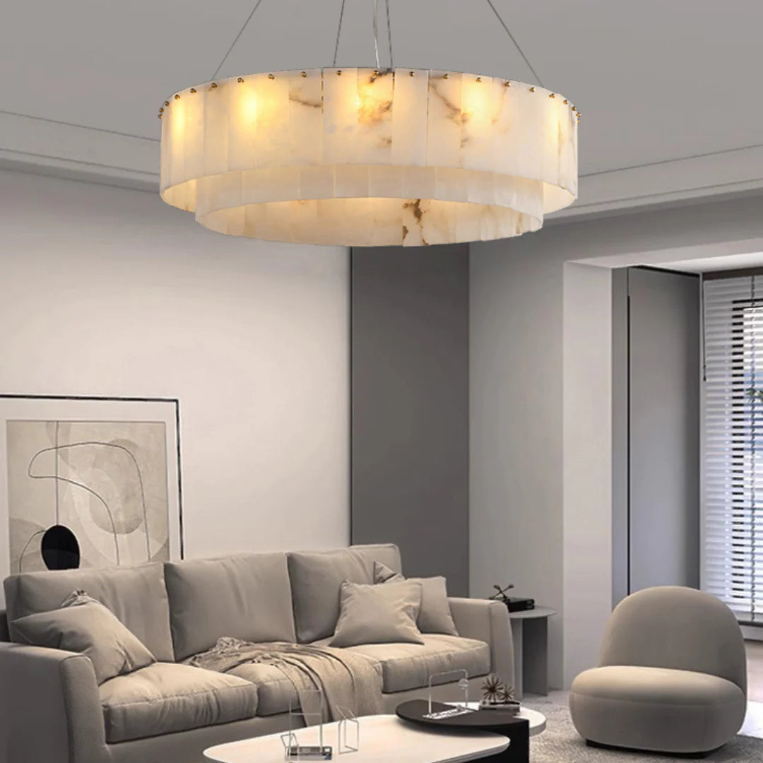 Rock Alabaster Chandelier - Nuvé