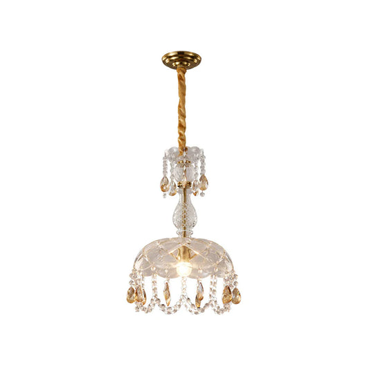 Rondelle Crystal Flower Pendant lamp - Nuvé