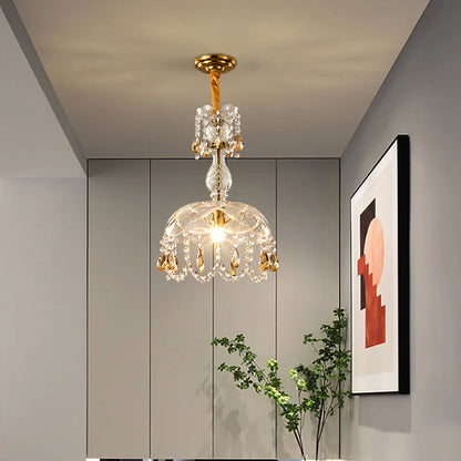 Rondelle Crystal Flower Pendant lamp - Nuvé