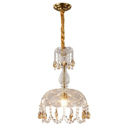 Rondelle Crystal Flower Pendant lamp - Nuvé