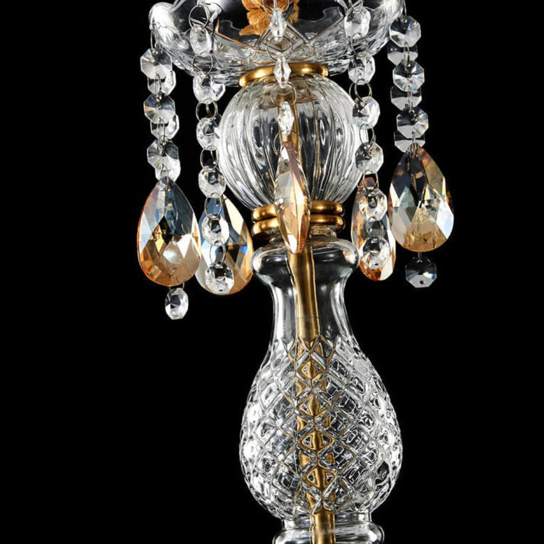 Rondelle Crystal Flower Pendant lamp - Nuvé