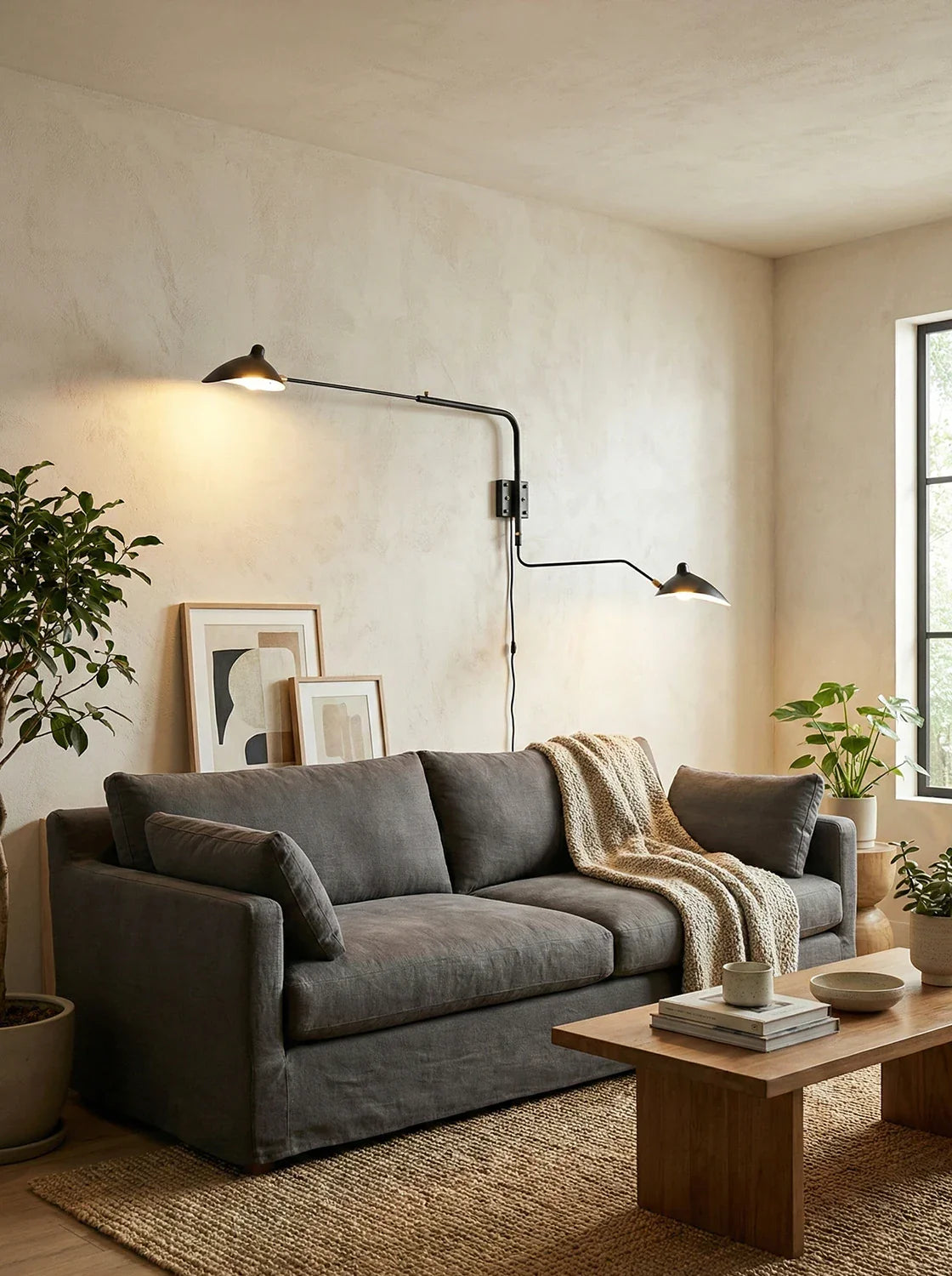 Rotating Serge Mouille Wall Sconce