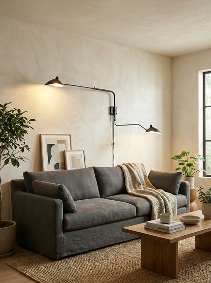 Rotating Serge Mouille Wall Sconce