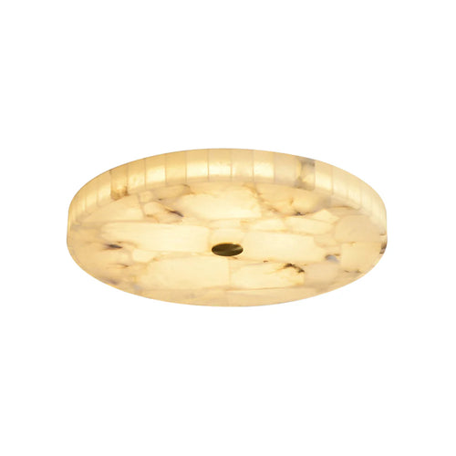 Alabaster Round Ceiling Lamp - Nuvé