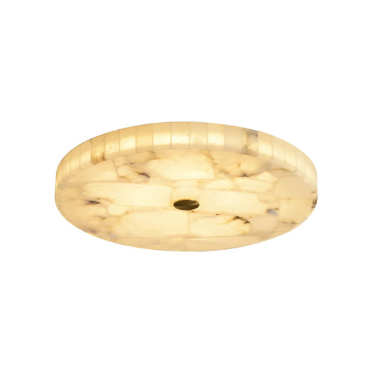Alabaster Round Ceiling Lamp - Nuvé