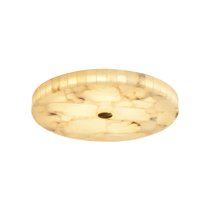 Alabaster Round Ceiling Lamp