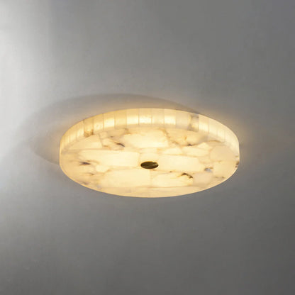 Alabaster Round Ceiling Lamp - Nuvé