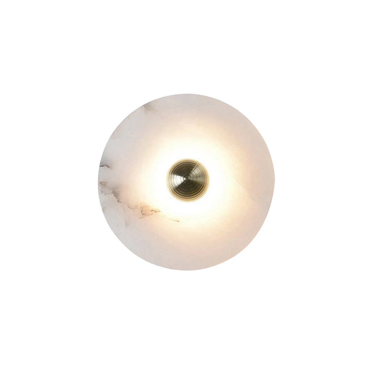 Round Alabaster Wall Lamp - Nuvé