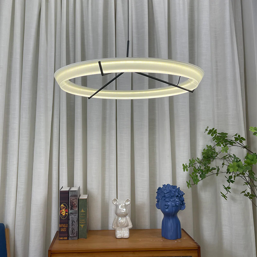 Round Vielle Acrylic Pendant Lamp - Nuvé