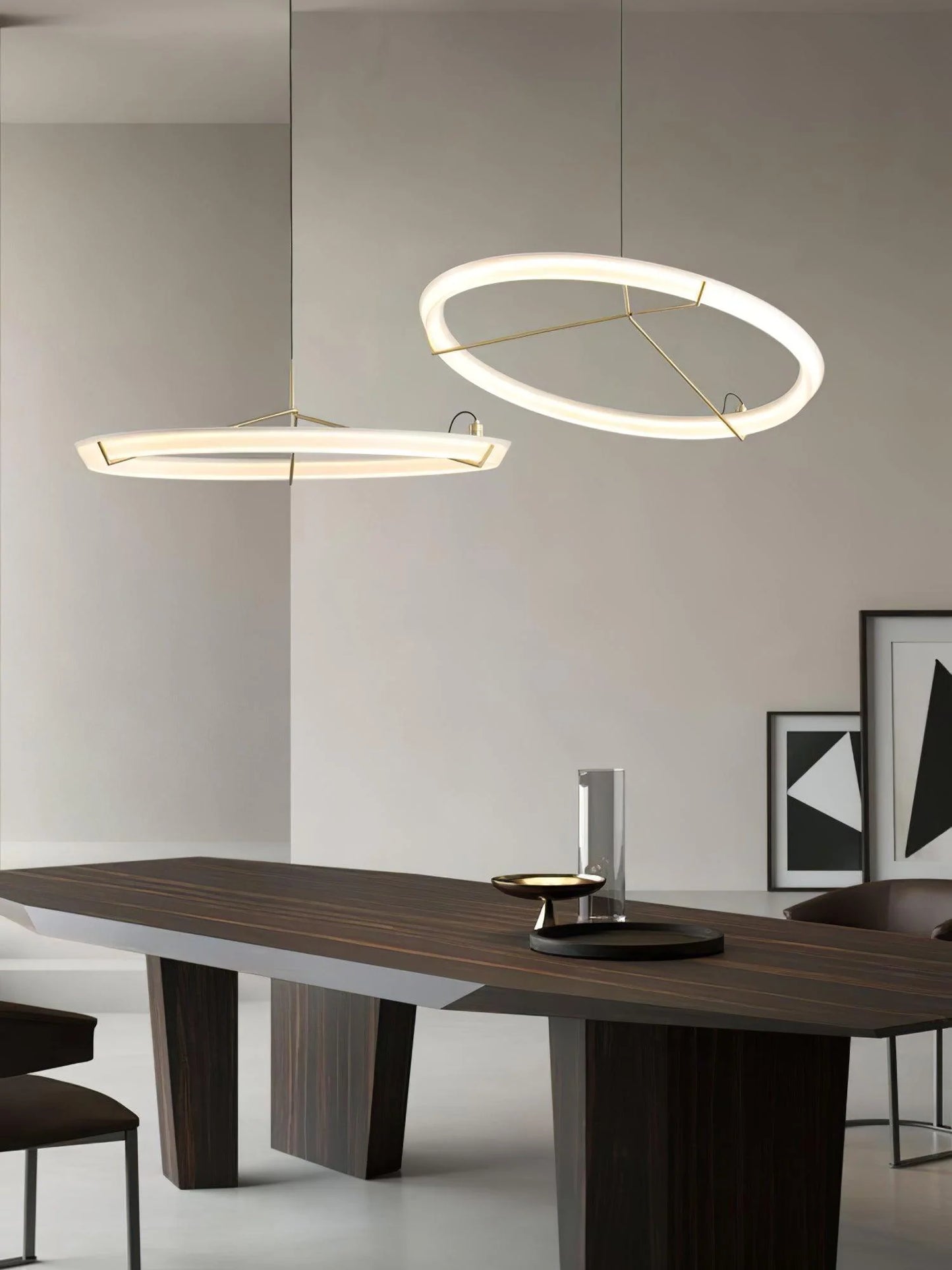 Round Vielle Acrylic Pendant Lamp - Nuvé