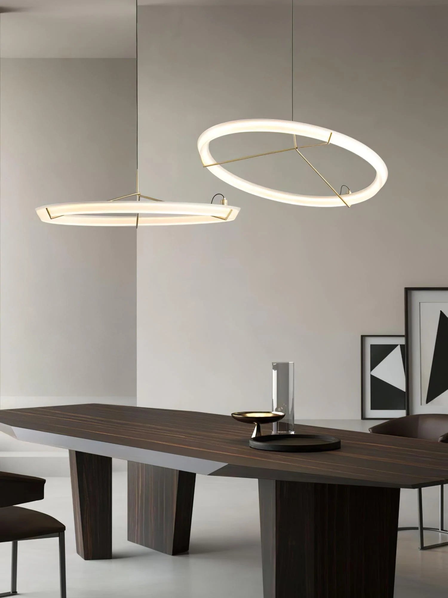 Round Vielle Acrylic Pendant Lamp - Nuvé