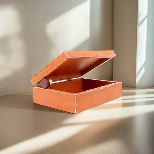 Siete Cajas  | Cedar & Leather Box - Nuvé
