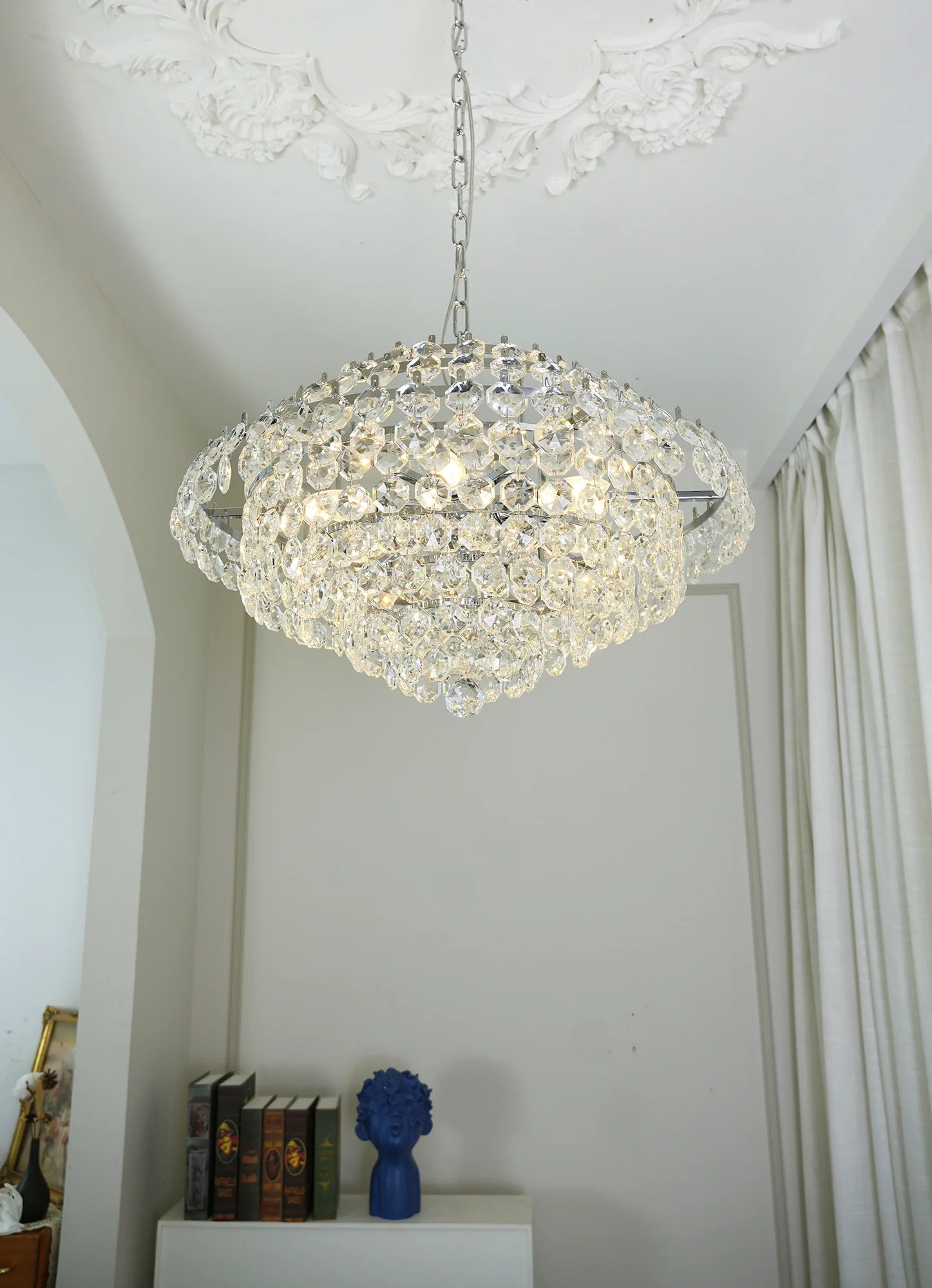Sanger Glass Chandelier - Nuvé
