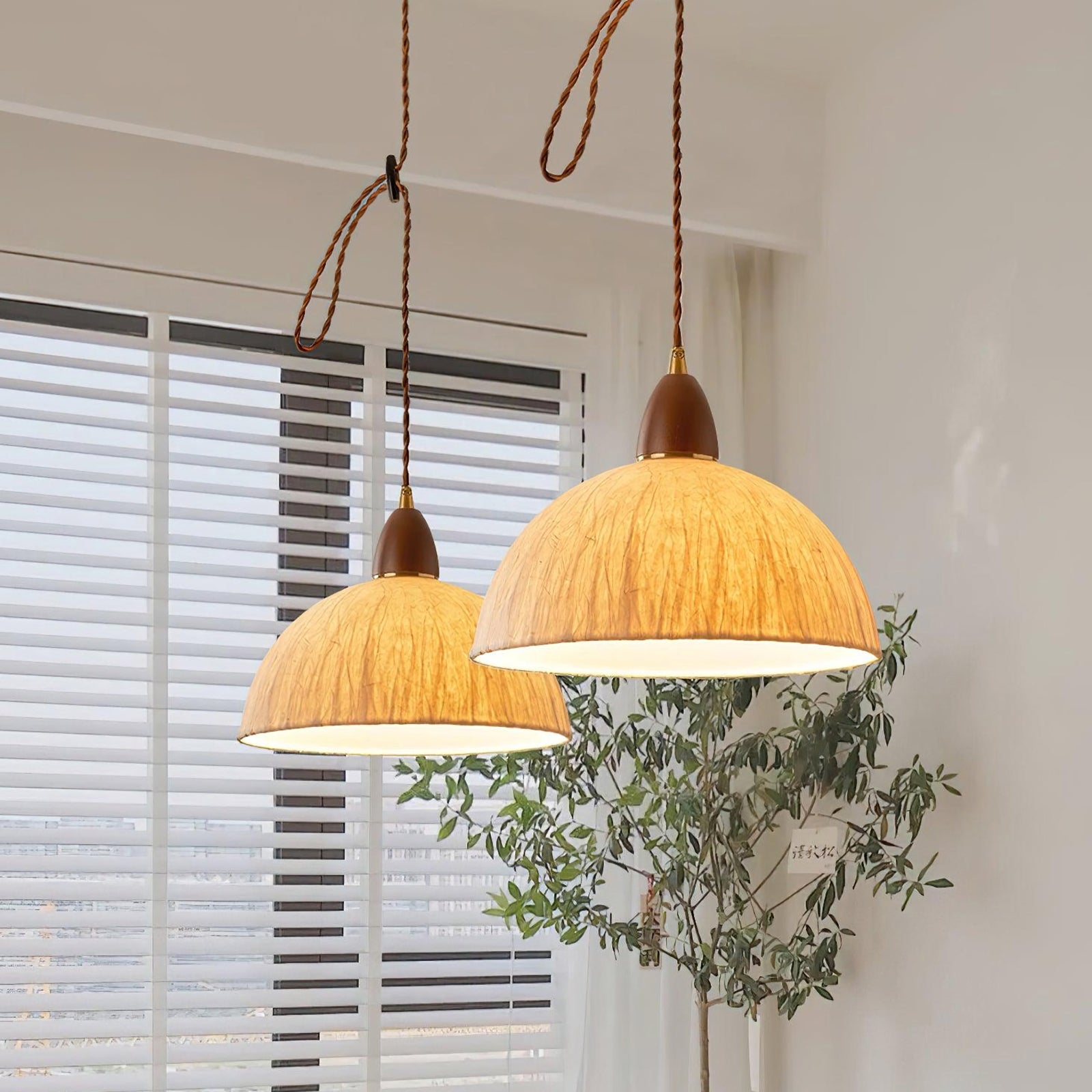 Soren Rice Paper Pendant Light - Nuvé