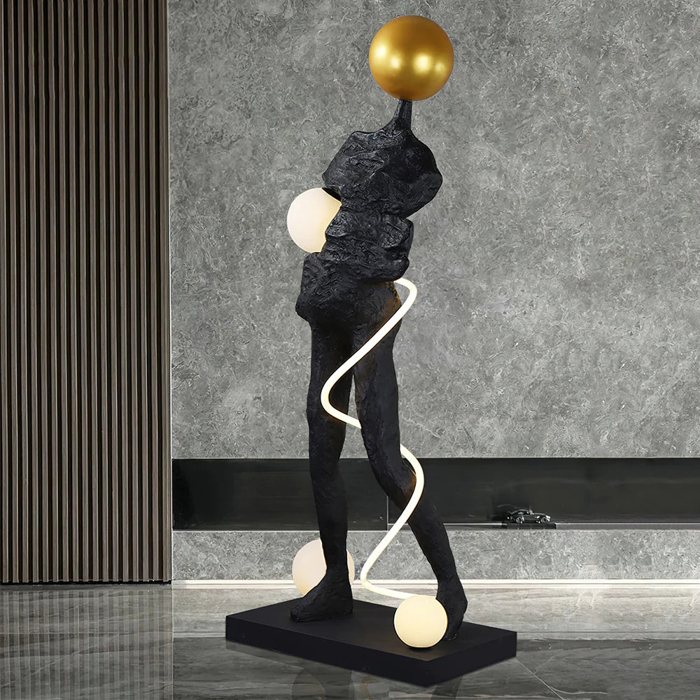Sculpture Ginasta Spiral Floor Lamp - Nuvé